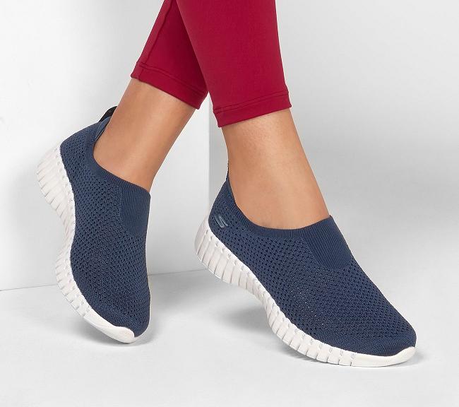 Zapatillas Para Caminar Skechers Mujer - GOwalk Smart Azul Marino ULOMW5128